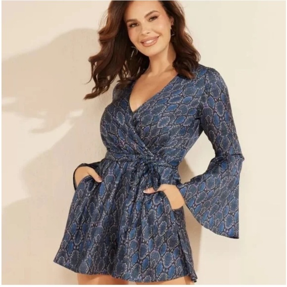 Guess by Marciano Python print romper - Picture 2 of 16